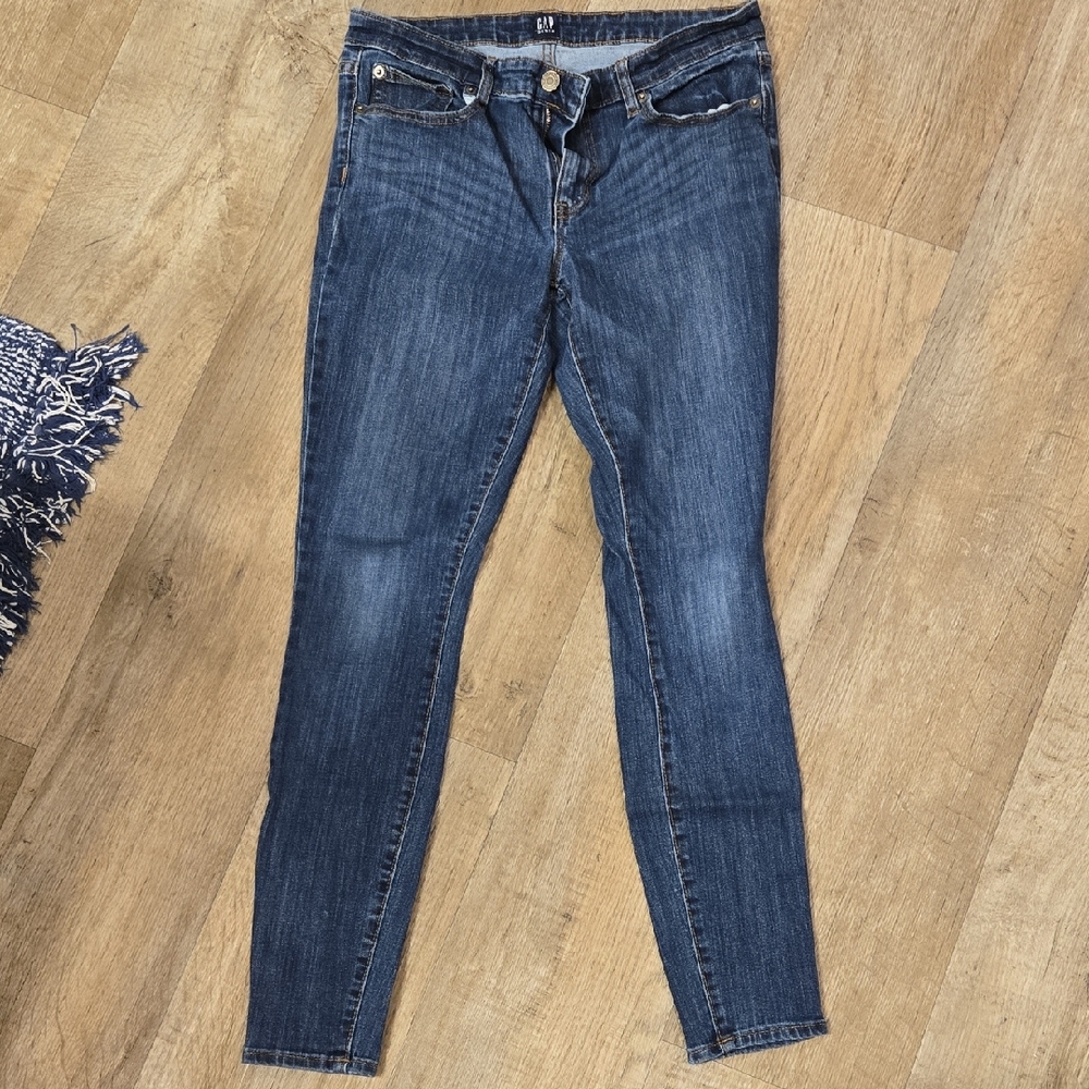 GAP Women's Dark Blue Skinny Jeans